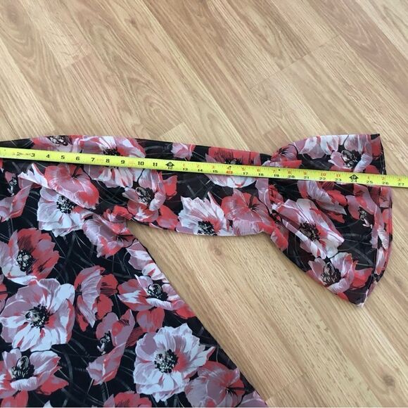 Misa Los Angeles Red/Black Ruffled Mini Dress - Picture 8 of 10